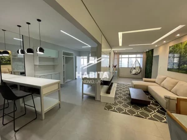 Apartamento com 3 quartos e 4 banheiros à venda, 125 m² na Pompéia /Santos