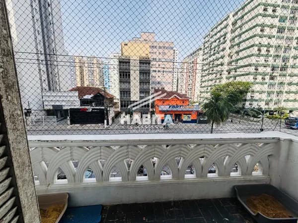 Apartamento no Itararé em São Vicente-SP - 1 dorm e 2 banheiros - 61 m²