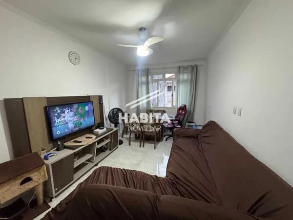 Apartamento à venda com 2 dormitórios e vaga demarcada - Campo Grande / Santos