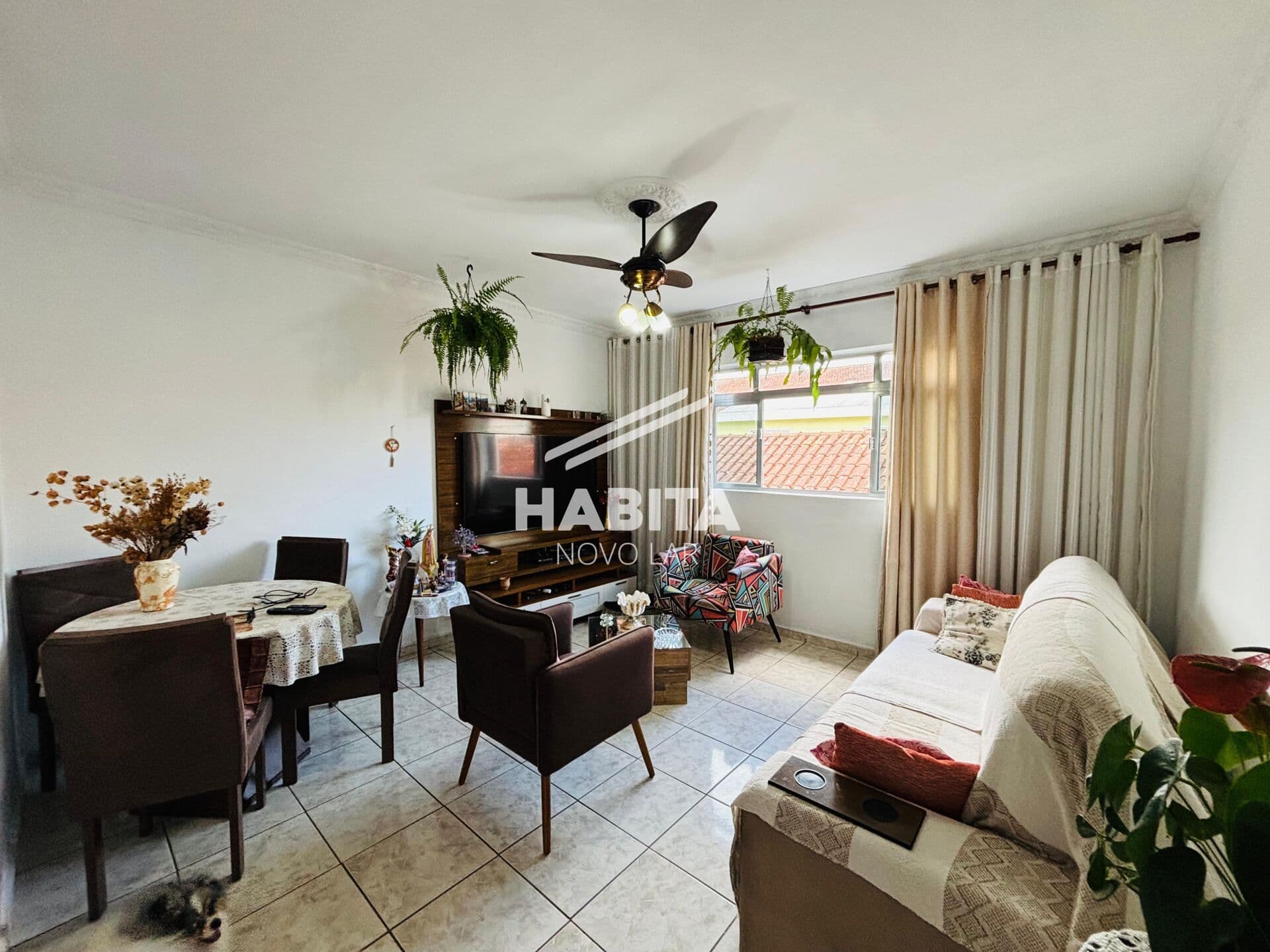 Apartamento 2 dorms 1 banheiro - 74m² - Campo Grande, Santos-SP