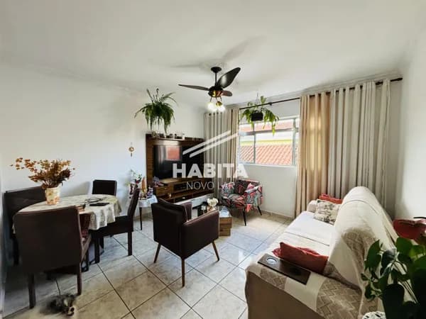 Apartamento 2 dorms 1 banheiro - 74m² - Campo Grande, Santos-SP