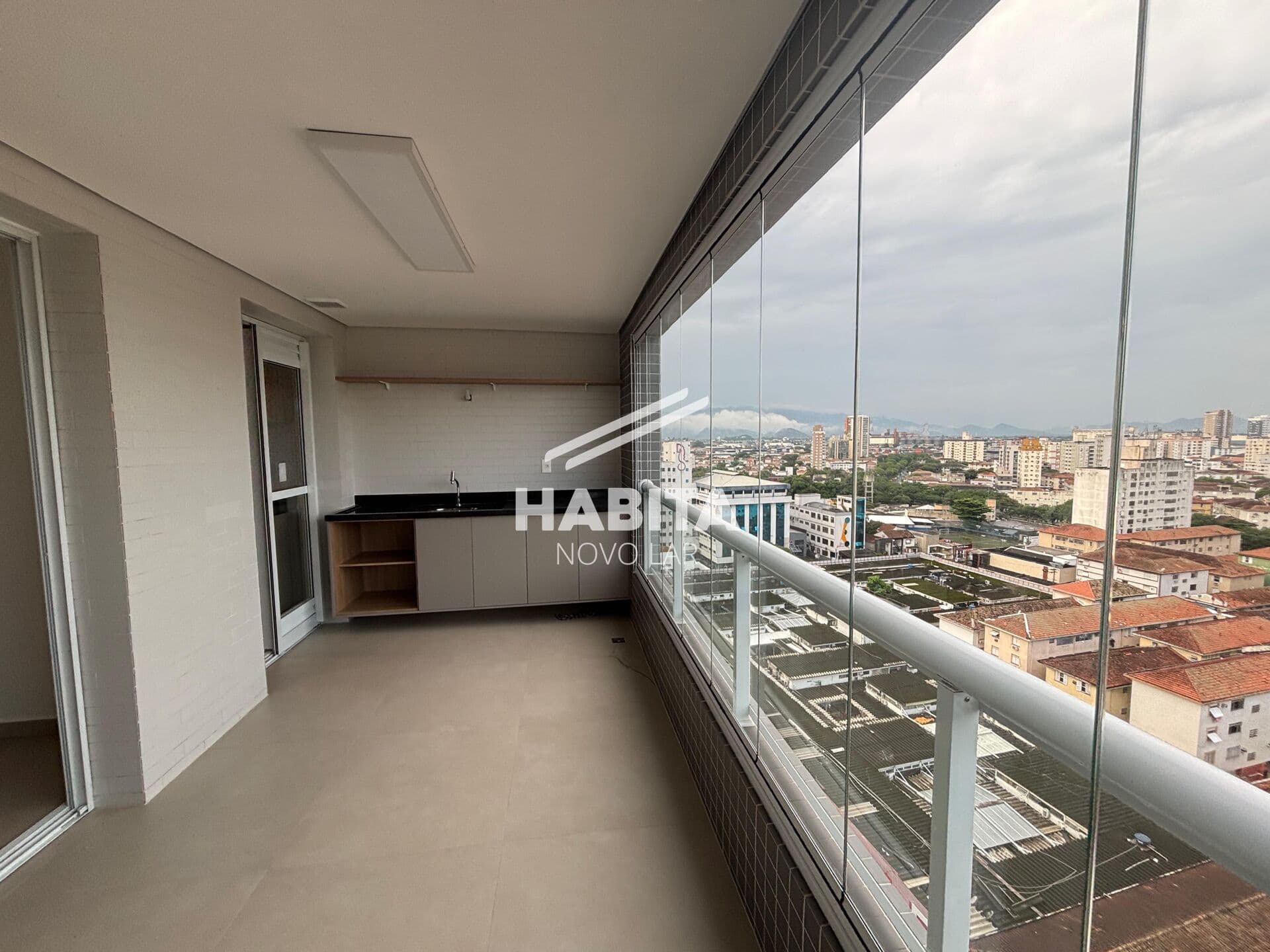 Apartamento para locação 2 suítes Boqueirão/Santos
