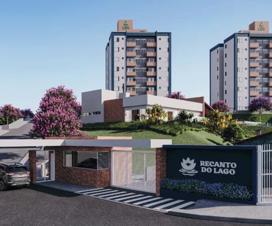 Apartamento Recém construído consta com 02 dormitórios e uma estrutura completa
