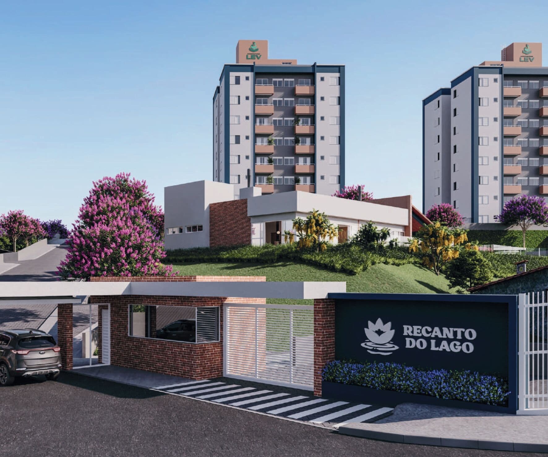 Apartamento Recém construído consta com 02 dormitórios e uma estrutura completa