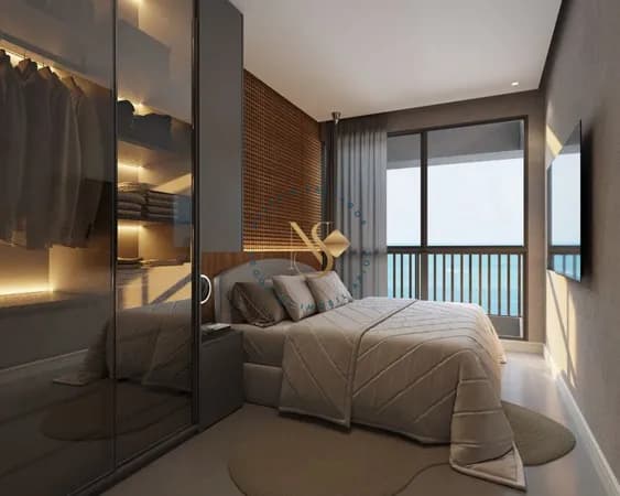 Lançamento quarto e sala de alto padrão na Ponta Verde
