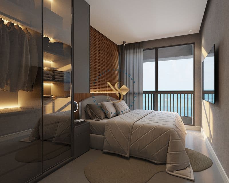 Lançamento quarto e sala de alto padrão na Ponta Verde