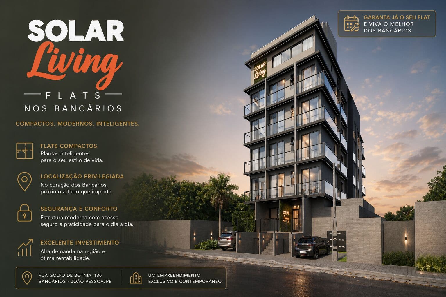 Apartamento em Bancários, João Pessoa/PB