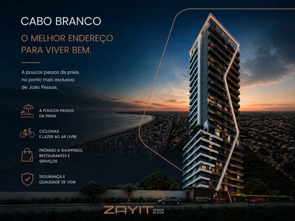 Apartamento Flat em Cabo Branco, João Pessoa/PB