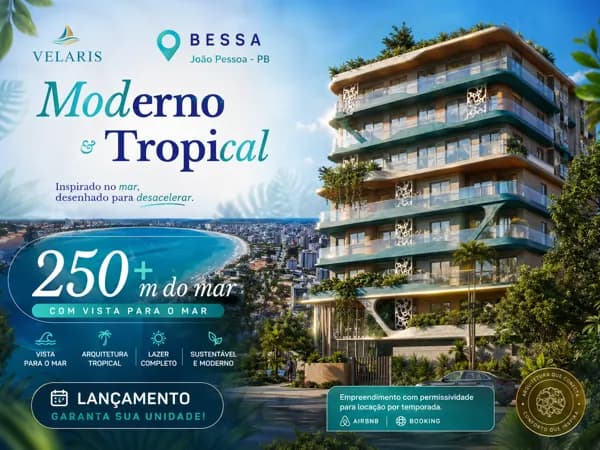 Apartamento em Bessa 250M do Mar , João Pessoa/PB