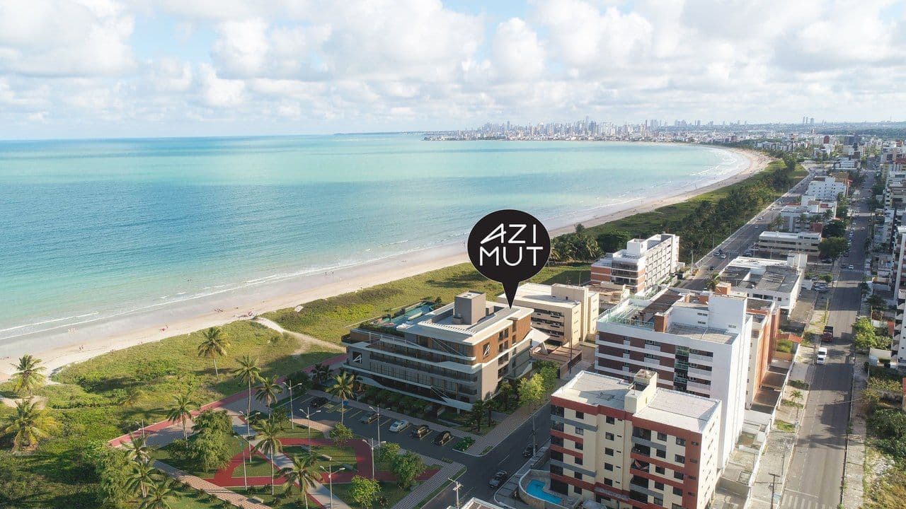 Flat Frente Mar Pronto para Morar na Beira Mar de Intermares