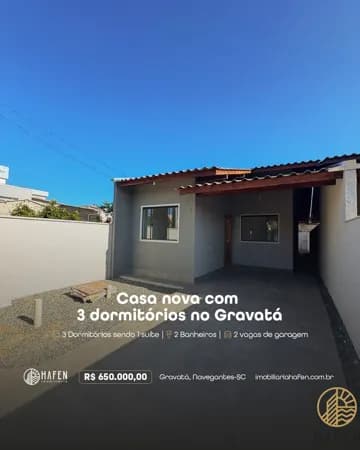 Casa com 3 dormitórios no Gravata