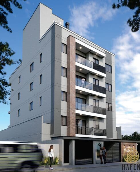 Apartamento com 67,05m² no Centro de Navegantes/SC à 60mts do mar