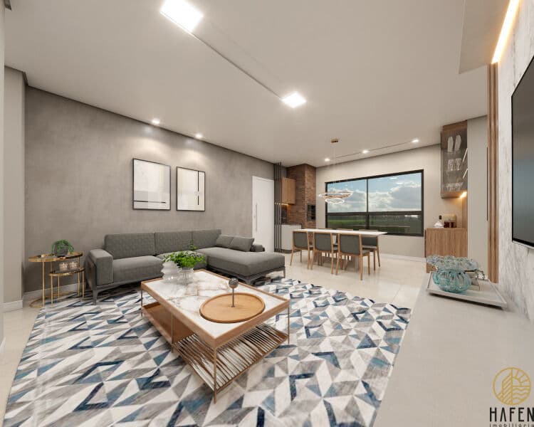 Apartamento com vista mar, 2 dormitórios no Centro de Navegantes