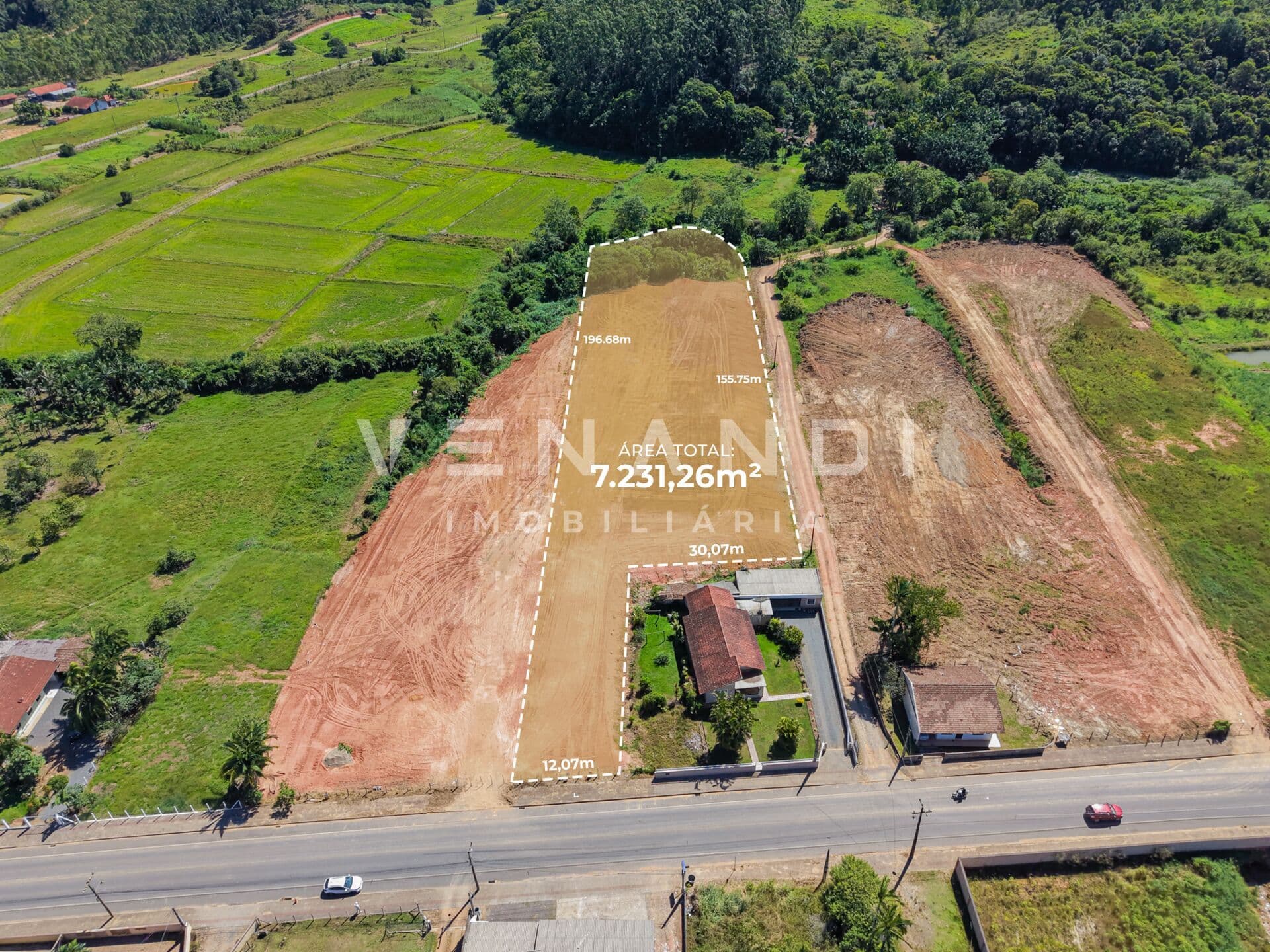 Terreno Industrial - Arapongas Indaial -SC