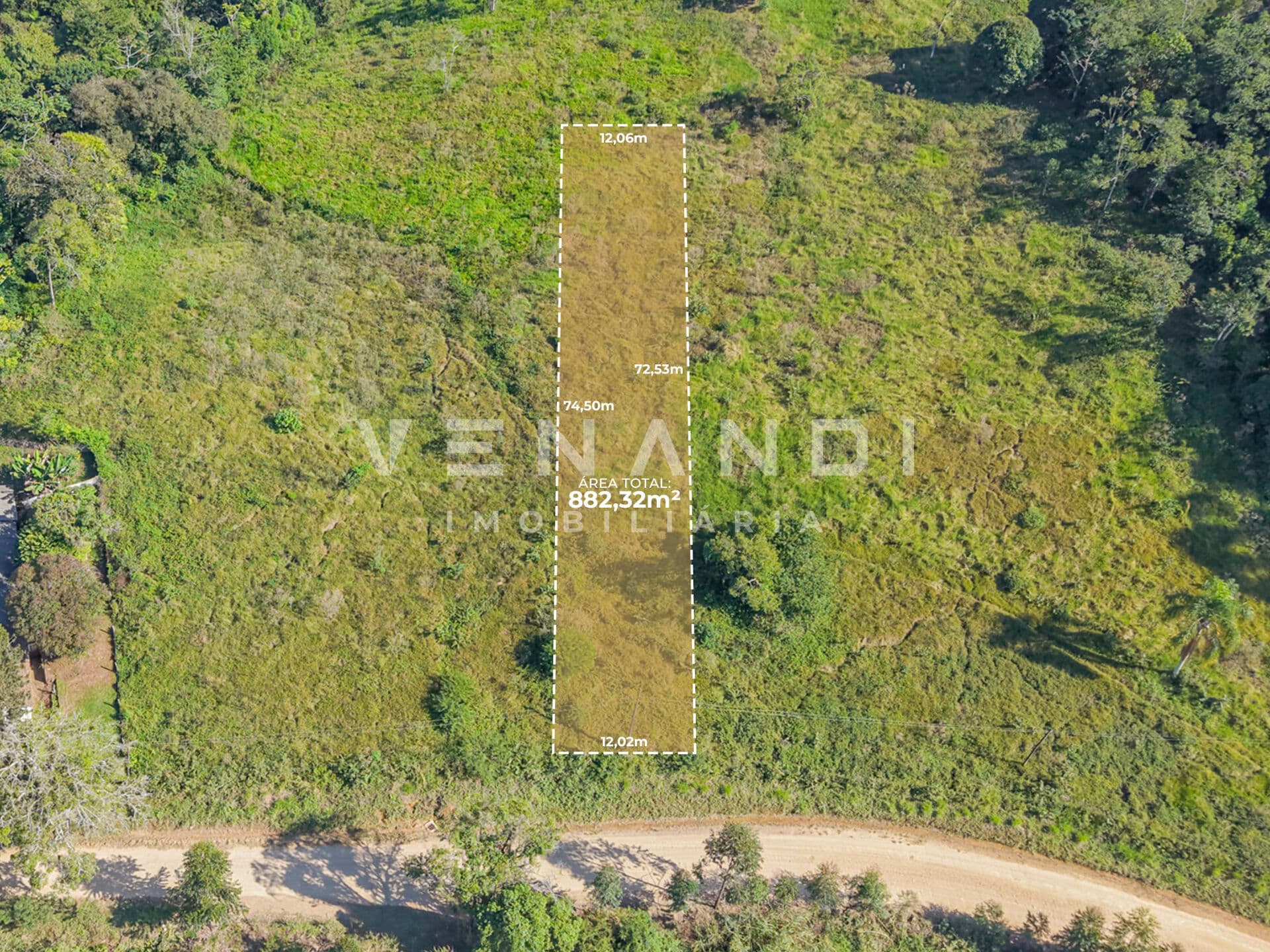 TERRENO COM 882M²| No Bairro Carijós em Indaial