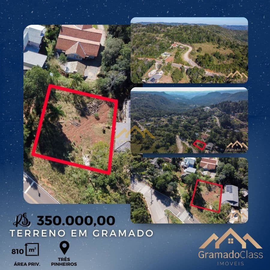 TERRENO 810m² no bairro Vale dos Pinheiros