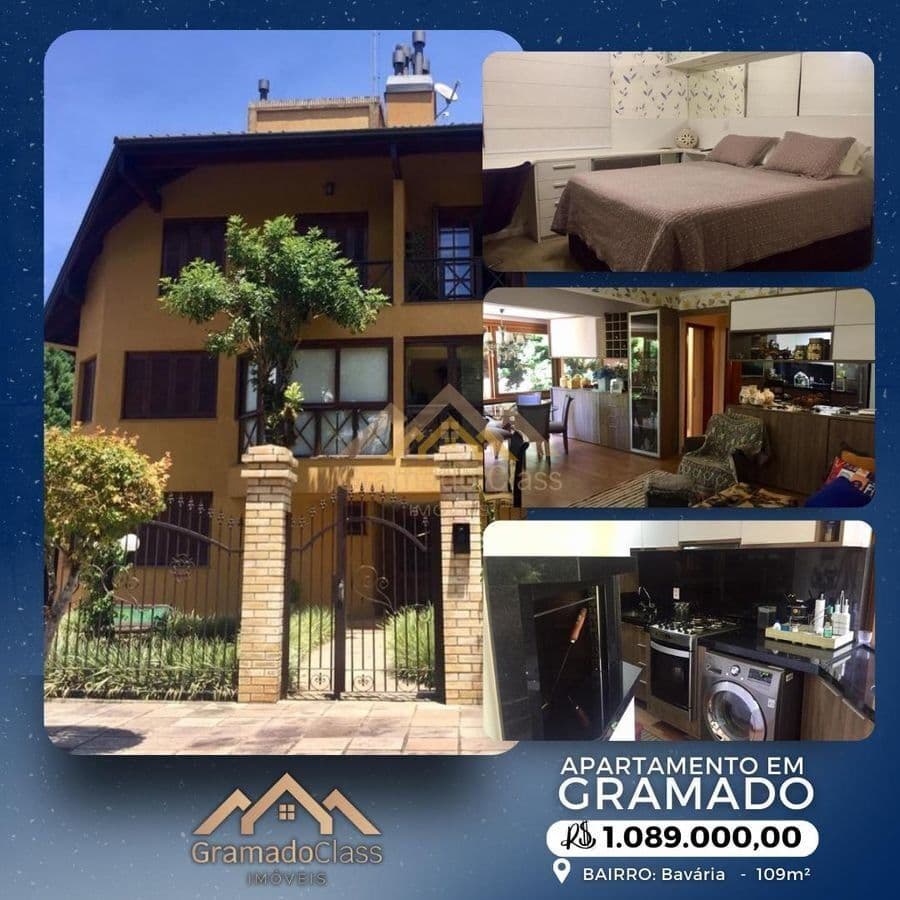 Apartamento de dois dormitórios no Bairro Bavária em Gramado