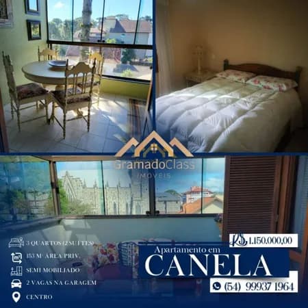 Cobertura impecável no centro de Canela