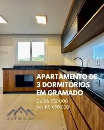 Apartamento de 3 Dormitórios em Gramado