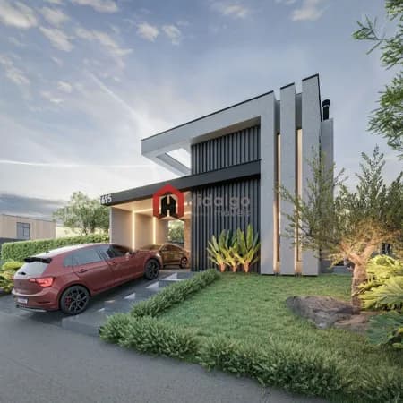 Casa térrea contemporânea à venda no Condomínio Buena Vista em Viamão/RS.