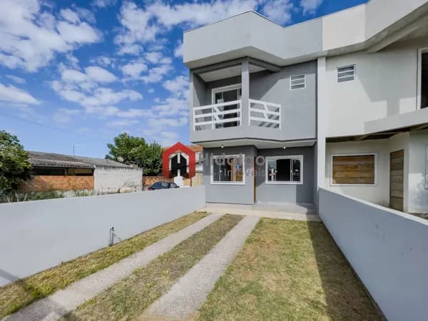 Sobrado novo pronto para financiamento à venda em Alvorada/RS.