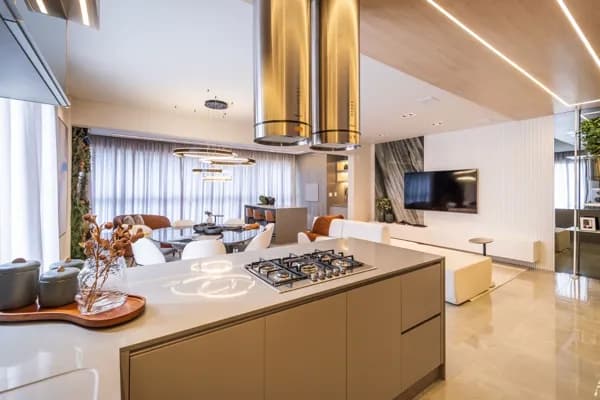 Mobiliado e decorado, 3 suítes, 3 vagas, Frente Nereu Ramos, Meia Praia-Itapema
