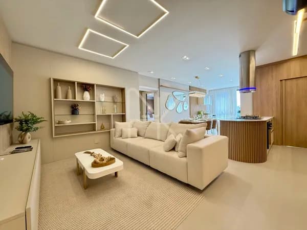 Apartamento Alto Padrão à venda | 114m², 3 dormitórios (1 suíte + 2 demi-suítes), 2 vagas | Localização nobre em Joinville