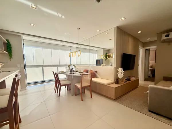 Apartamento de excelente padrão à venda no Saguaçu, Joinville SC | Suíte + 1 Quarto | 77 m² | 1 Vaga