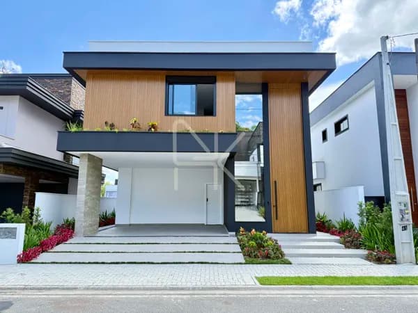 Casa Alto Padrão nova à venda em Condomínio Fechado | 3 Suítes com closet, 2 Vagas, 253 m² Privativos – Quinte Essence Vila Nova