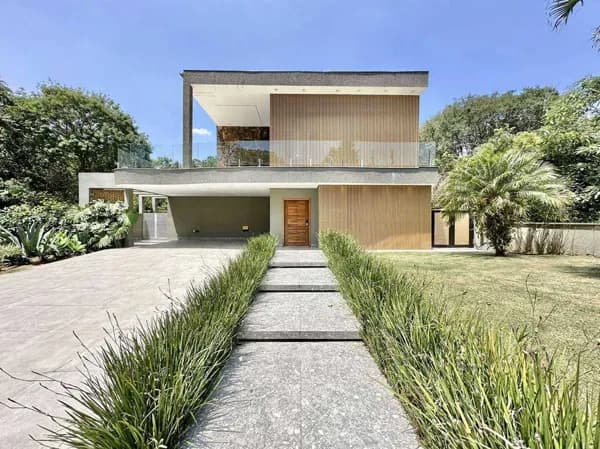 Casa Moderna-5suites, escritório, gourmet SPA, orquidario e redario