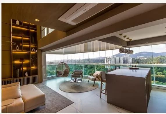 Luxuoso Apartamento à venda de 376m² com Varanda Gourmet e Suítes em Alphaville
