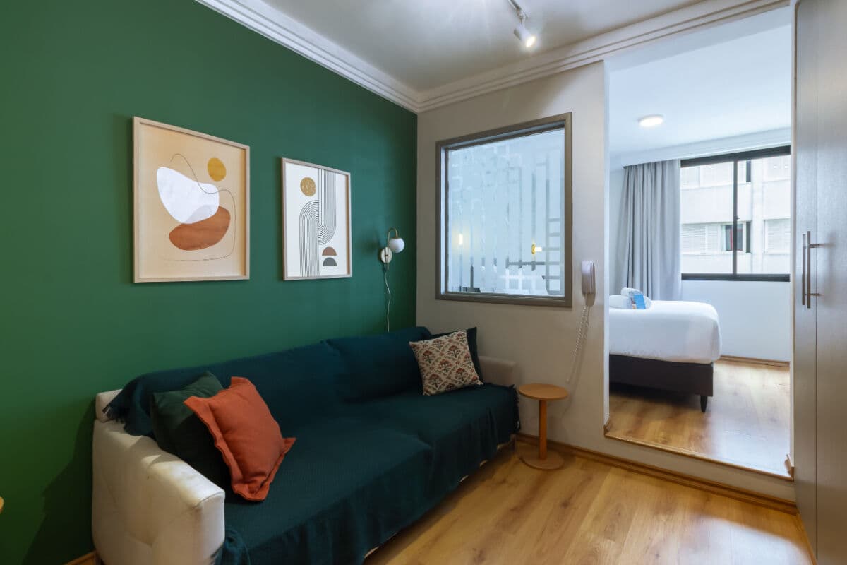Flat para venda em Cerqueira César com 1 quarto , 29m² : 7H1S7