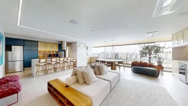 Apartamento para venda em Campo Belo com 3 quartos, sendo 3 suítes, 142m² : SAF1D