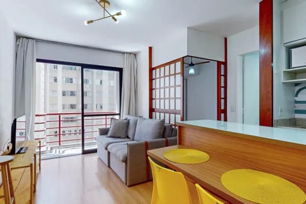 Apartamento para venda em Moema com 1 quarto , 34m² : 3L919