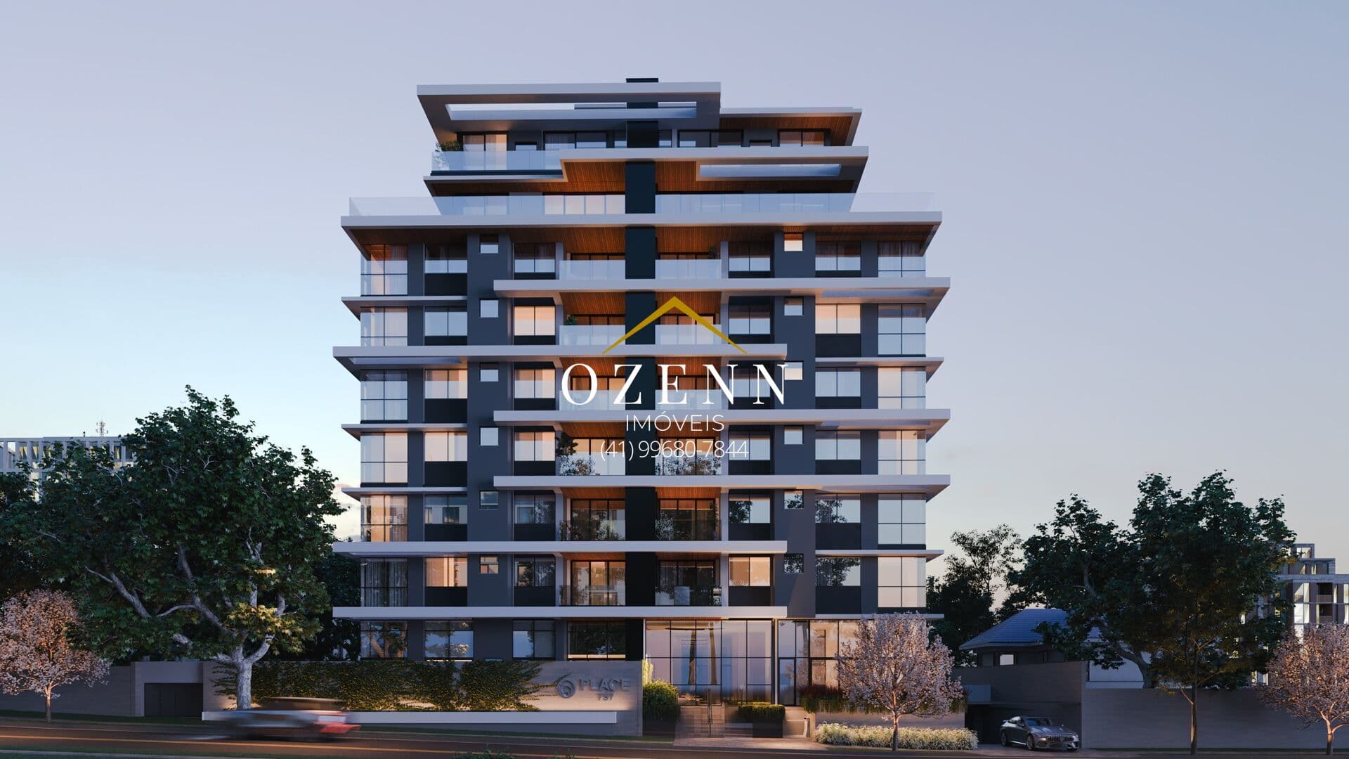 Apartamento Garden 117,17m² privativos + 186 m² externo 3 vagas no Água Verde