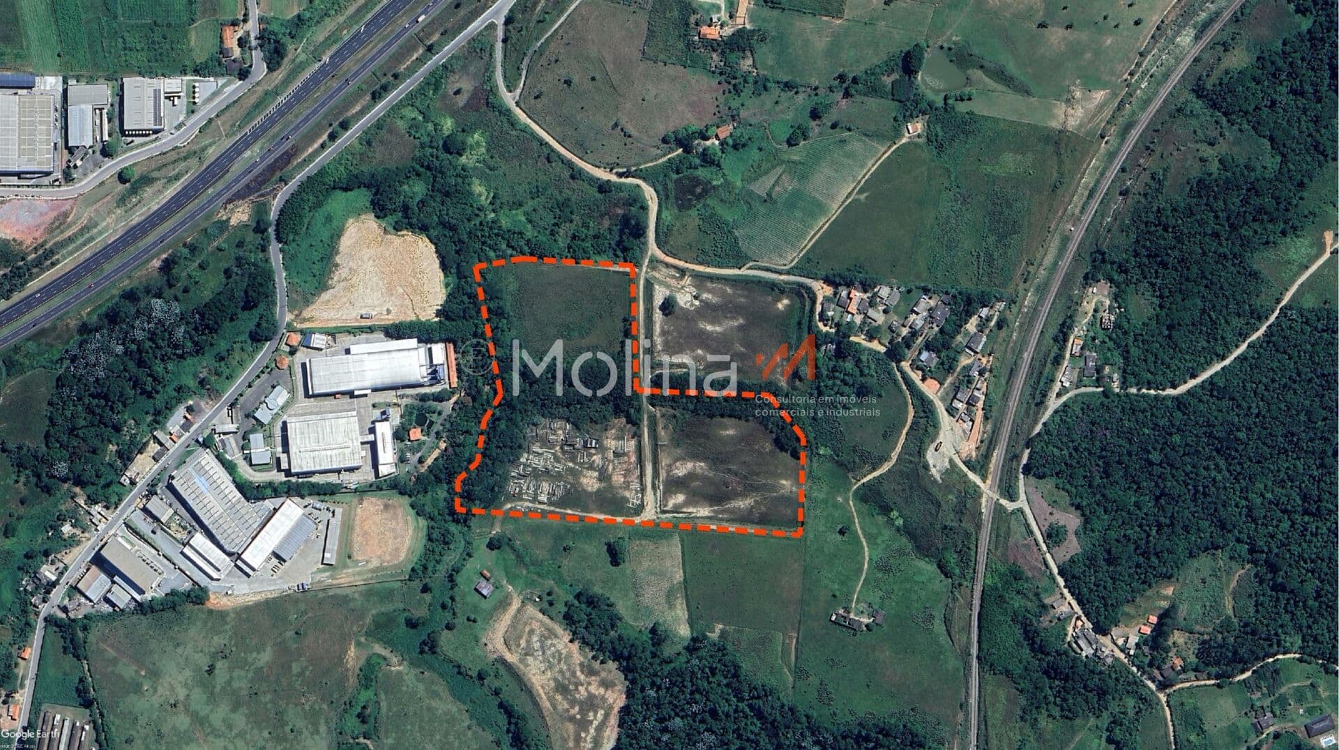 Área Industrial no Taboão de 52.105m²
