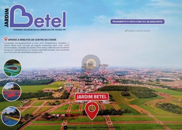 Lote/Terreno em Toledo - Vila Becker