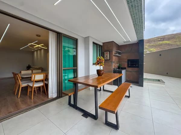 Apartamento Garden 3 quartos e piscina