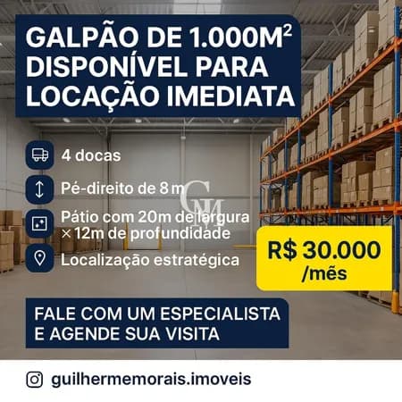Galpão/Depósito/Armazém em Pouso Alegre - Centro