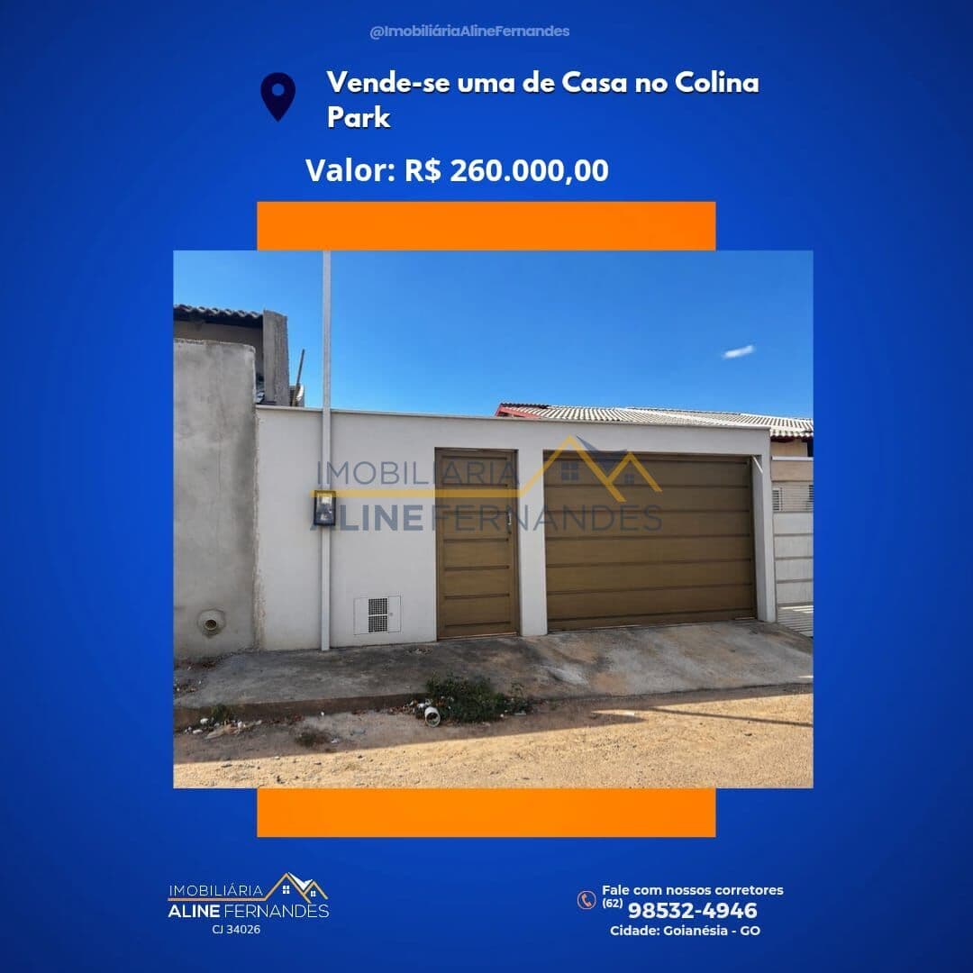 Casa em Goianésia - Colina Park Residencial