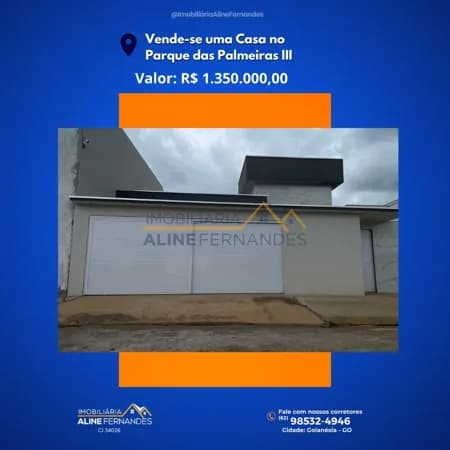 Casa em Goianésia - Residencial Parque das Palmeiras III