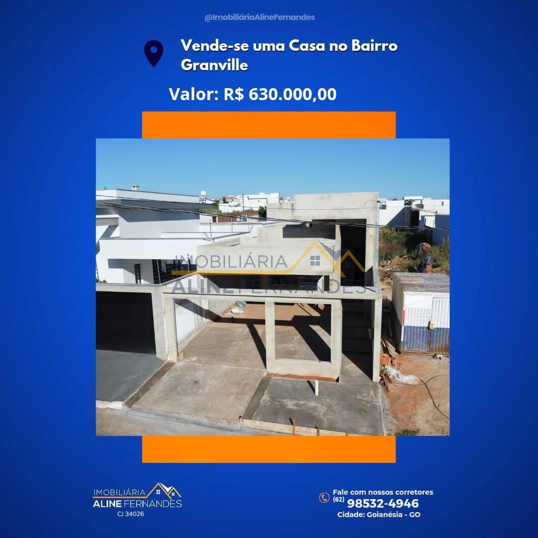 Casa em Goianésia - Residencial Granville