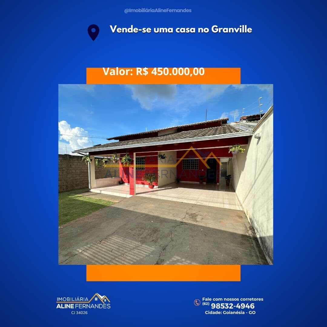 Casa em Goianésia - Residencial Granville
