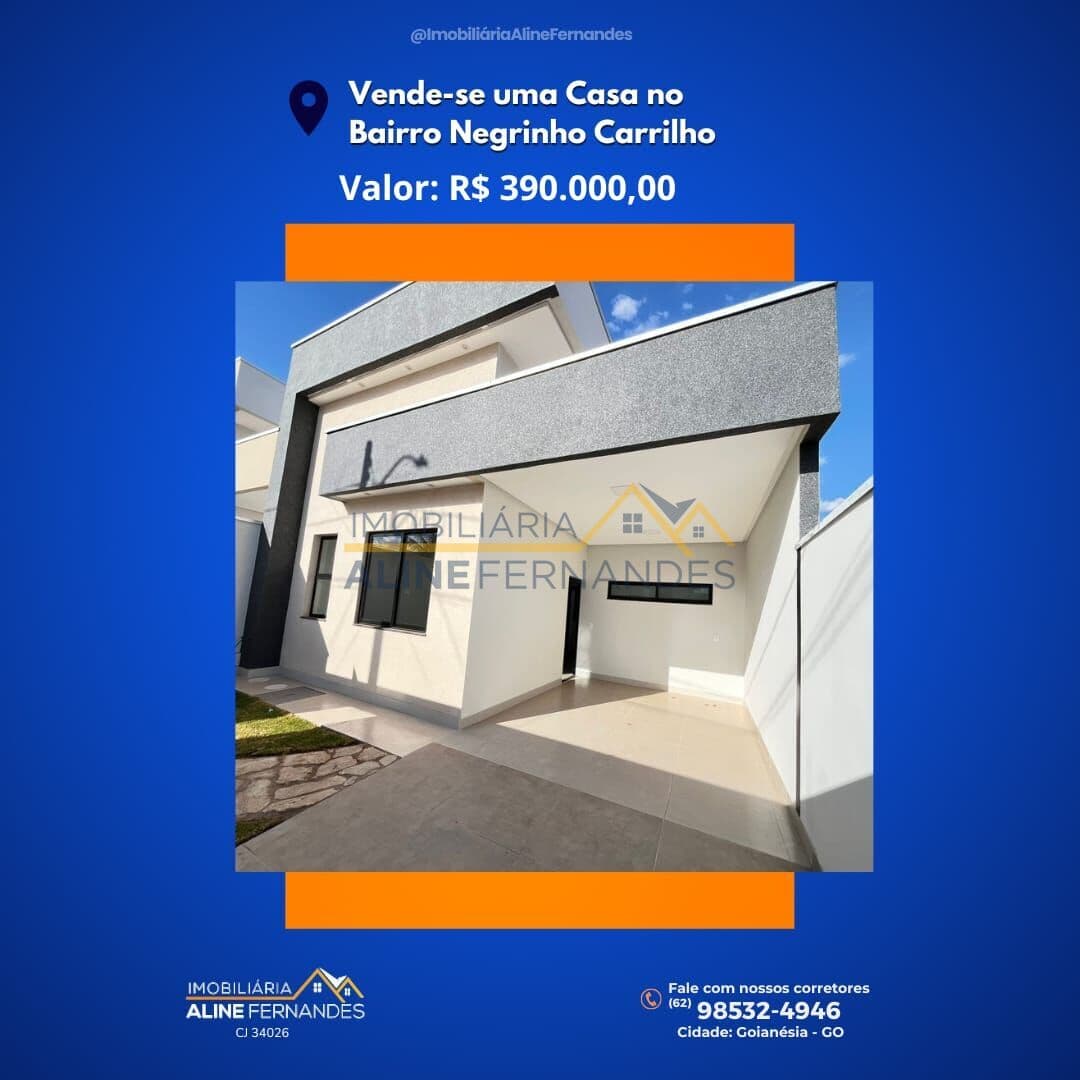 Casa em Goianésia - Setor Negrinho Carrilho