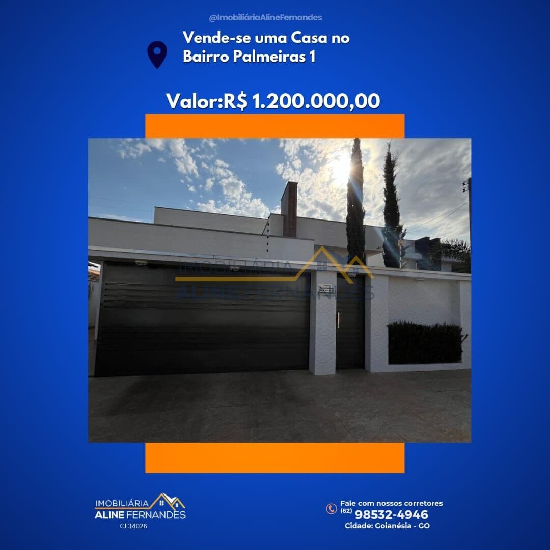 Casa em Goianésia - Residencial Parque das Palmeiras