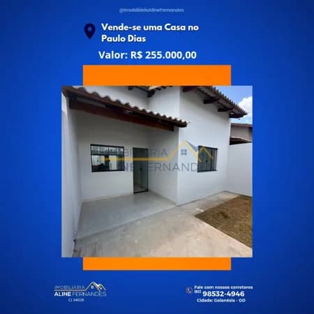 Casa em Goianésia - Residencial Paulo Dias