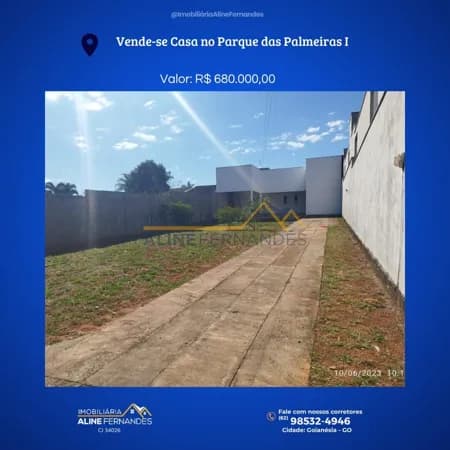 Casa em Goianésia - Residencial Parque das Palmeiras