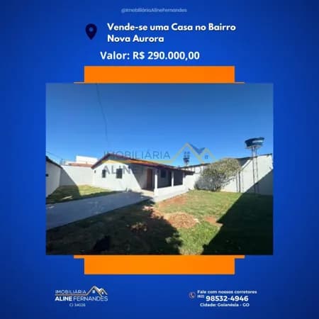 Casa em Goianésia - Vila Nova Aurora III
