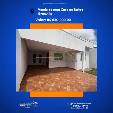 Casa em Goianésia - Residencial Granville