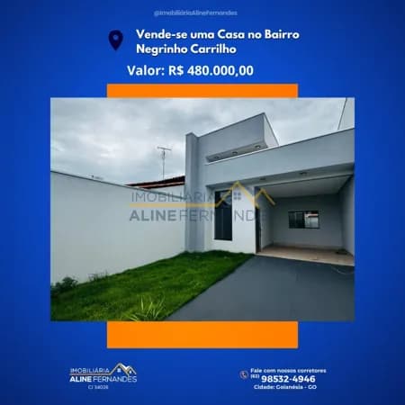 Casa em Goianésia - Setor Negrinho Carrilho